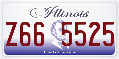 IL license plate Z665525