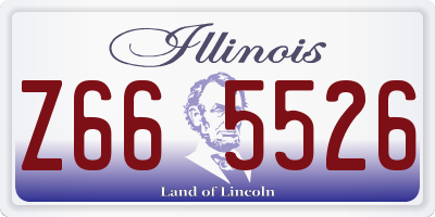 IL license plate Z665526