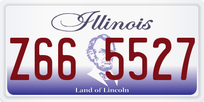 IL license plate Z665527