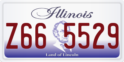 IL license plate Z665529