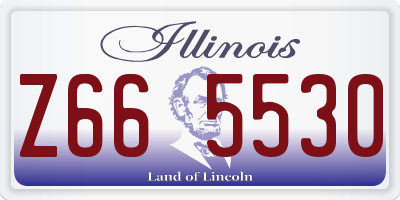 IL license plate Z665530