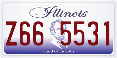 IL license plate Z665531