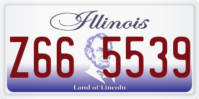 IL license plate Z665539