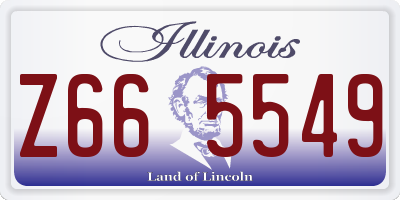 IL license plate Z665549