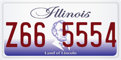 IL license plate Z665554