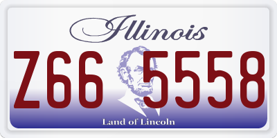 IL license plate Z665558
