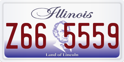 IL license plate Z665559