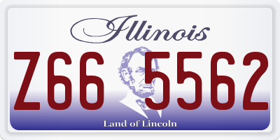 IL license plate Z665562