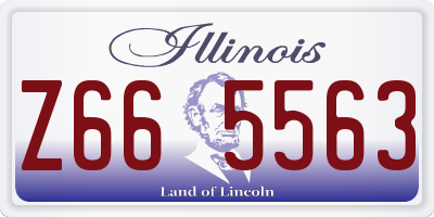 IL license plate Z665563