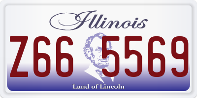 IL license plate Z665569