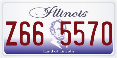 IL license plate Z665570