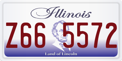 IL license plate Z665572