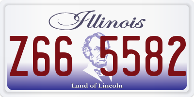 IL license plate Z665582