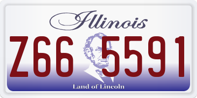 IL license plate Z665591