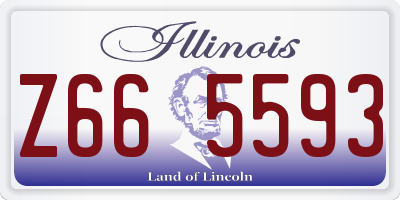IL license plate Z665593