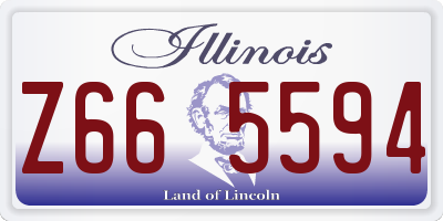 IL license plate Z665594