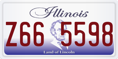 IL license plate Z665598