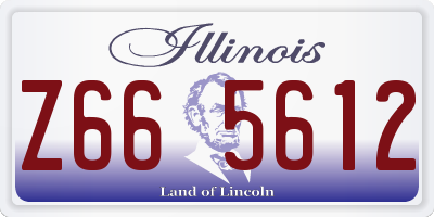 IL license plate Z665612