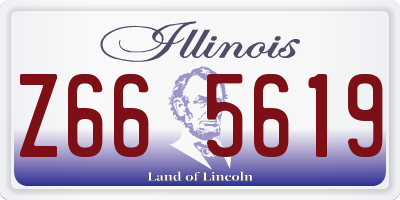 IL license plate Z665619