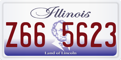 IL license plate Z665623