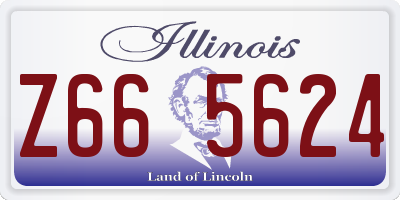 IL license plate Z665624