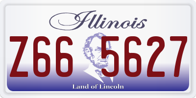 IL license plate Z665627