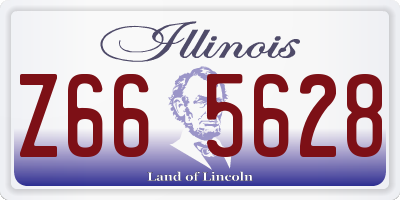 IL license plate Z665628