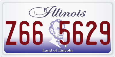 IL license plate Z665629