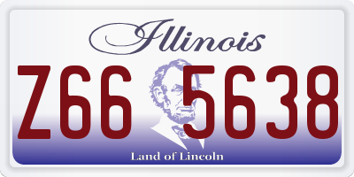 IL license plate Z665638