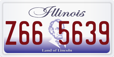 IL license plate Z665639