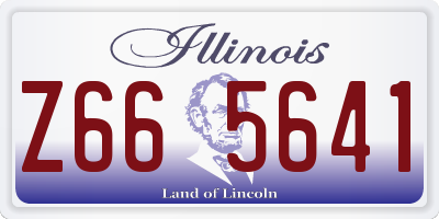 IL license plate Z665641