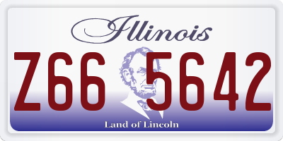 IL license plate Z665642