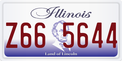 IL license plate Z665644