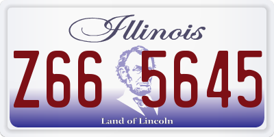 IL license plate Z665645