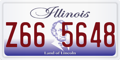 IL license plate Z665648