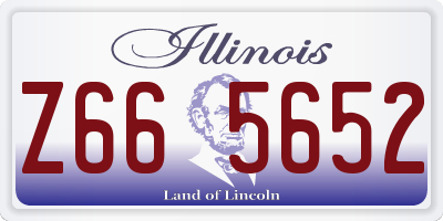 IL license plate Z665652
