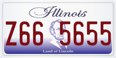 IL license plate Z665655