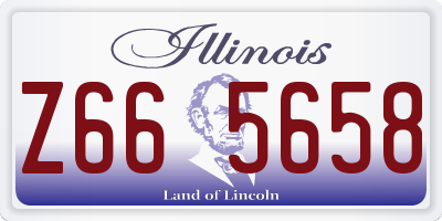 IL license plate Z665658