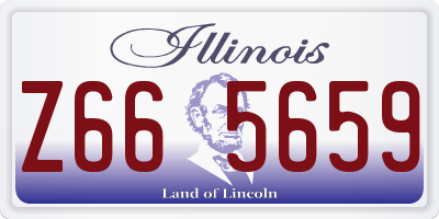 IL license plate Z665659