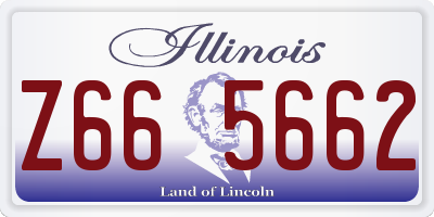 IL license plate Z665662