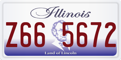 IL license plate Z665672