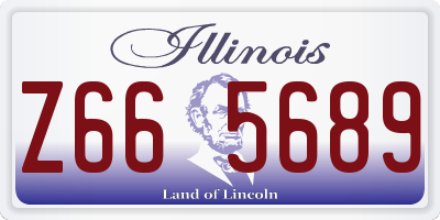 IL license plate Z665689