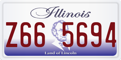 IL license plate Z665694