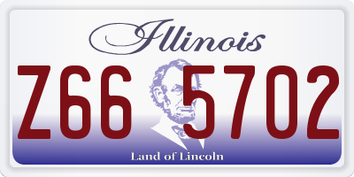 IL license plate Z665702