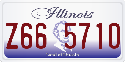 IL license plate Z665710
