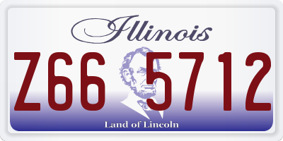 IL license plate Z665712