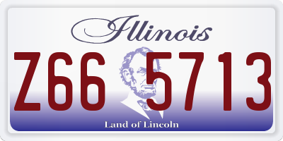 IL license plate Z665713