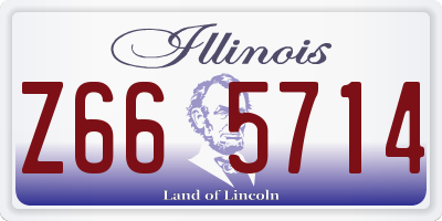 IL license plate Z665714