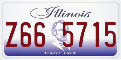 IL license plate Z665715