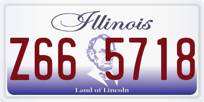 IL license plate Z665718